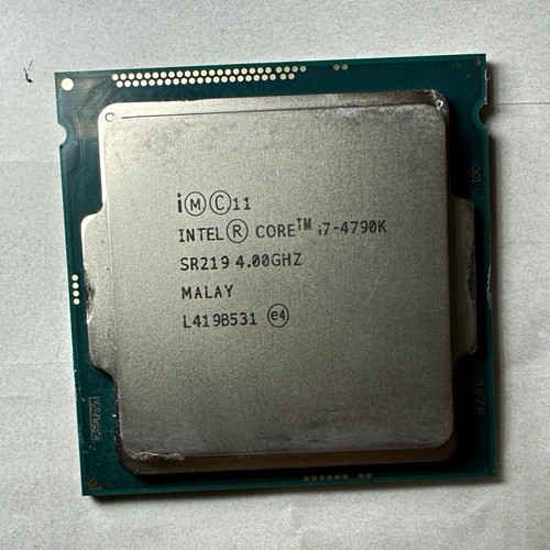 Intel core 4790k - core, ghz